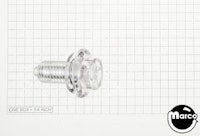 Pushbutton 1-3/8 inch clear