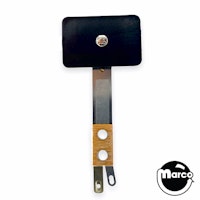 Target switch rectangle 1 x 1-1/2 inch black no diode