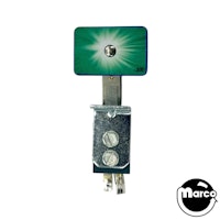 Like New Target switch rectangle 1 x 1-1/2 inch blue no diode