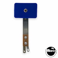 Target switch rectangle 1 x 1-1/2 inch blue no diode