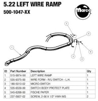 BATMAN 66 (Stern) Wire ramp left red