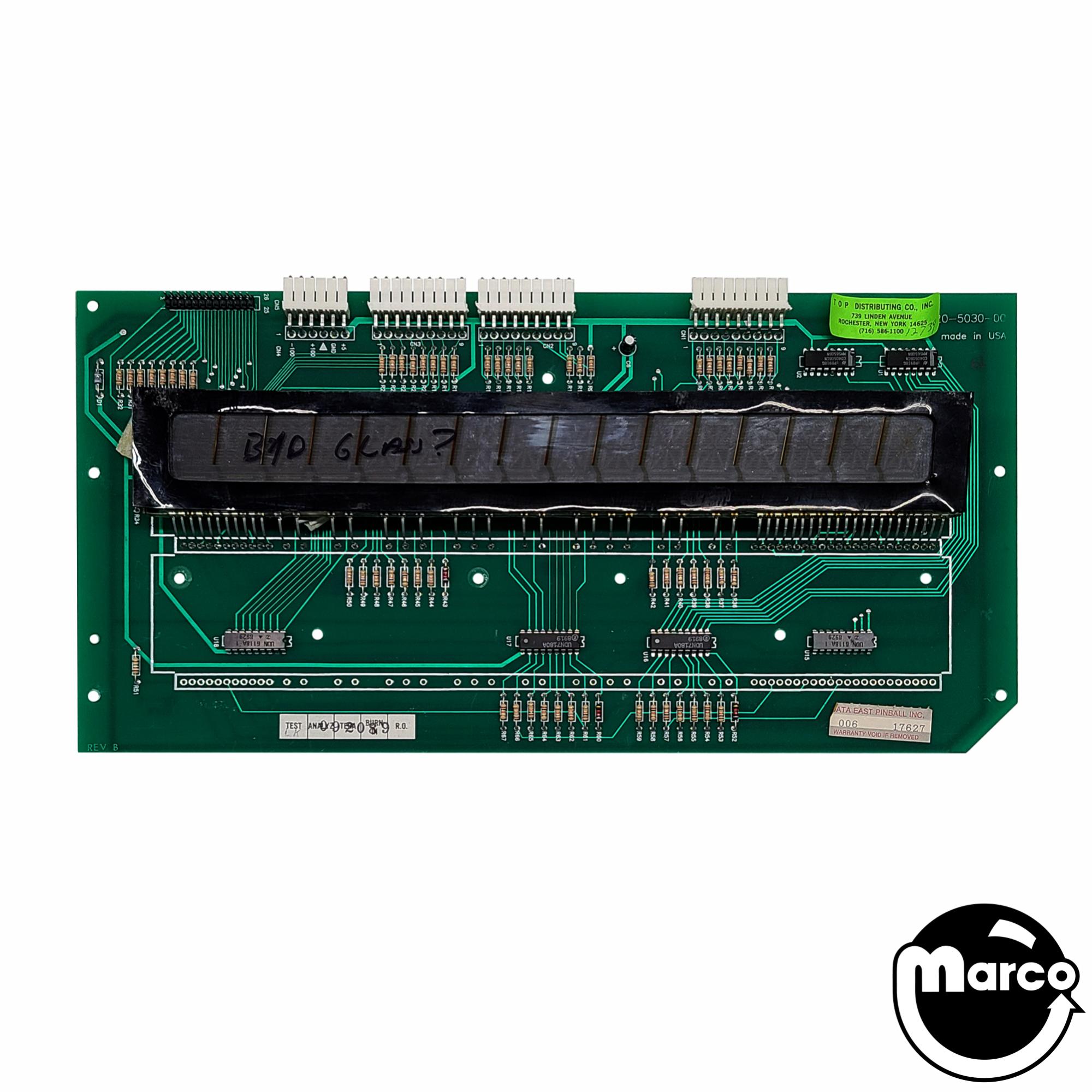 520-5030-00 - Display Board assy USE PS-12232-P16 - Marco