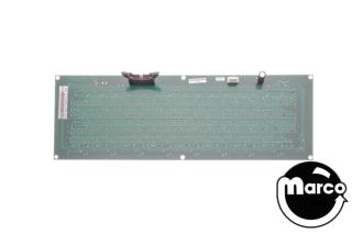 Dot Matrix 128 x 32 LED red display Stern 5 volt