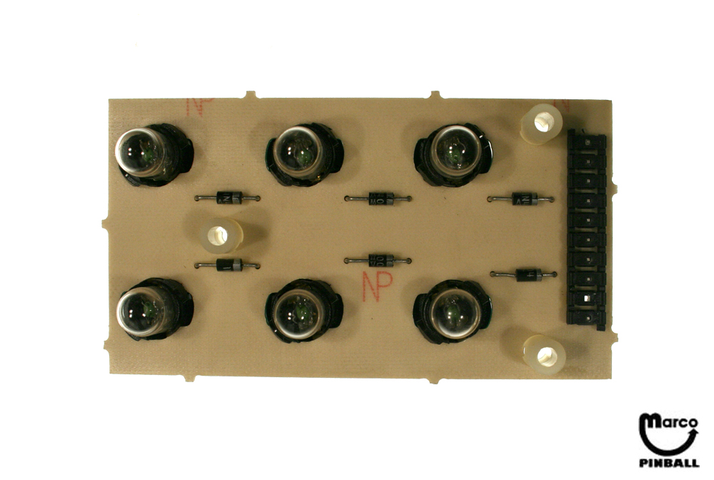 Lamp board - 6 bulb