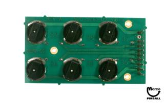 Lamp board - 6 bulb