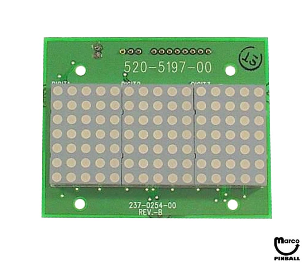 Dot display board Stern (5 x 7) x 3 block 237-0254-00