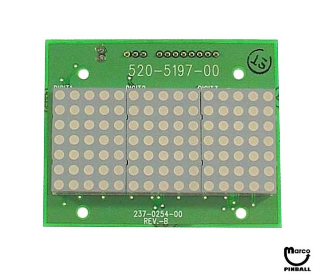 Dot display board Stern (5 x 7) x 3 block 237-0254-00