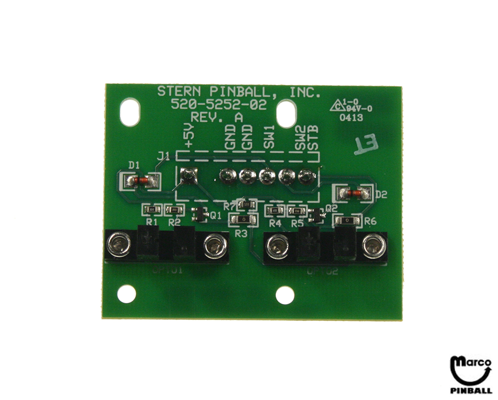 520-5252-02 - Opto board - Stern 2 bank - Marco Specialties