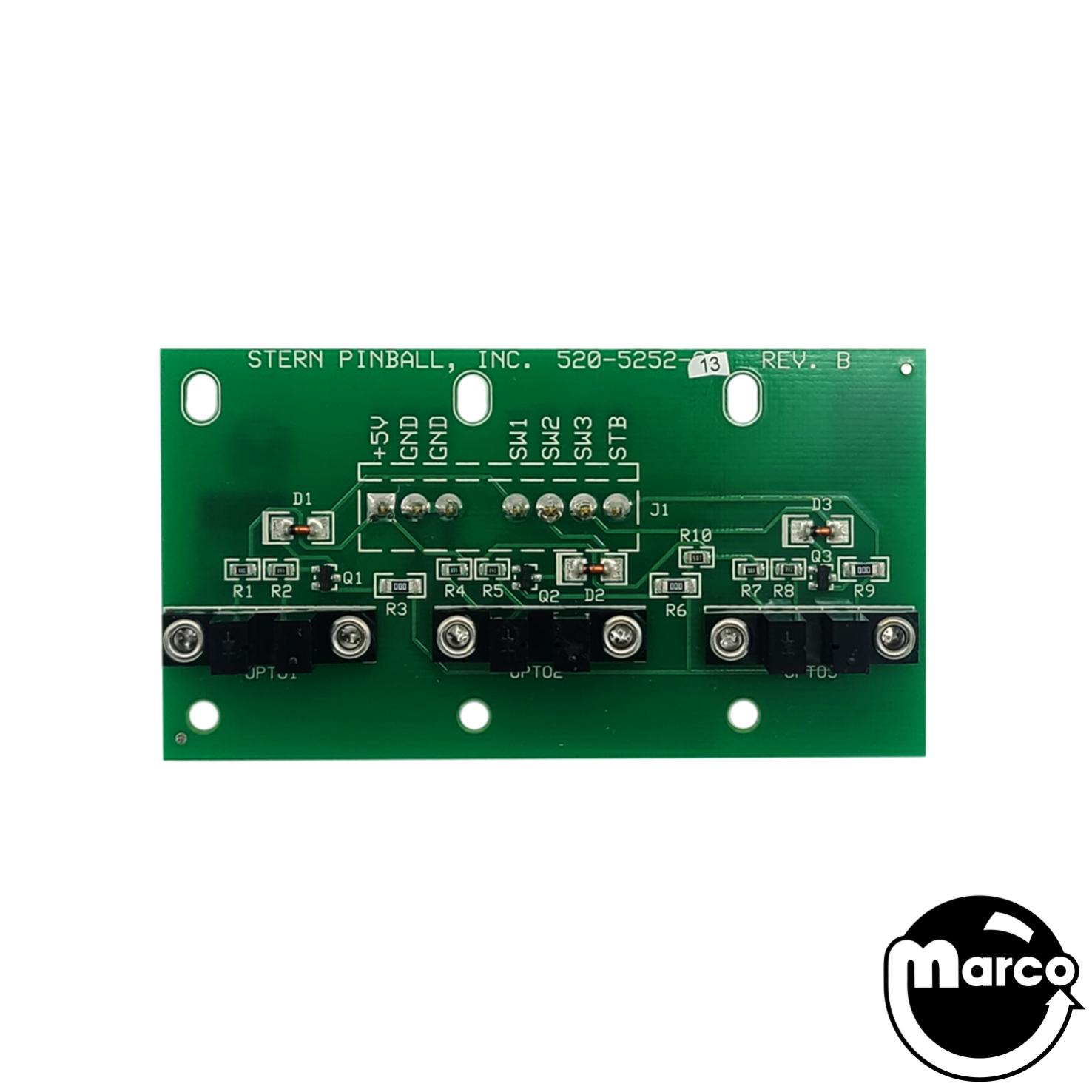 520-5252-13 - Opto board - Stern 3 bank - Marco Specialties