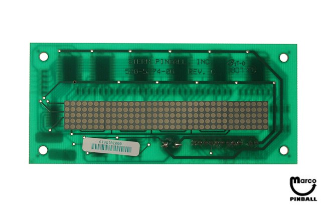 WHEEL OF FORTUNE (Stern) Mini Dot display board