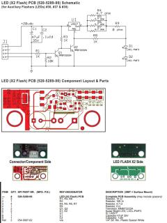 LED 2X Flash Board Assembly (Stern)