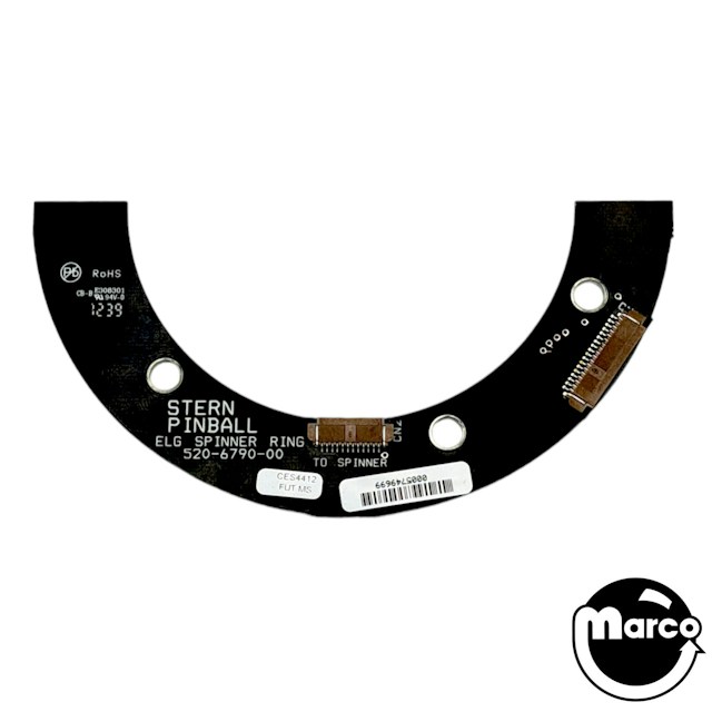 ELG Spinner Ring Moon (STERN) The Pin LED Lamp Board