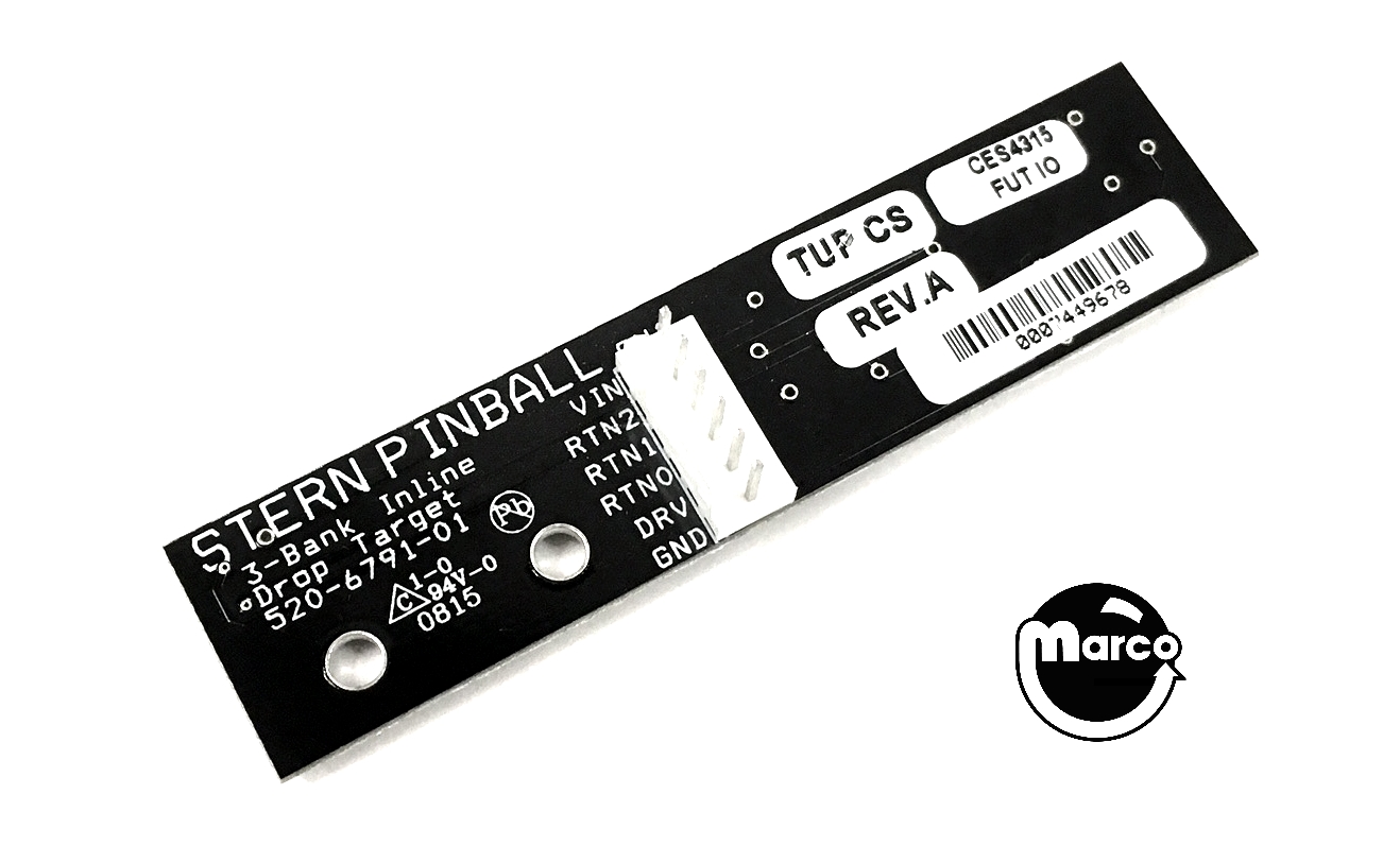 Drop target opto board Stern in-line 3 bank