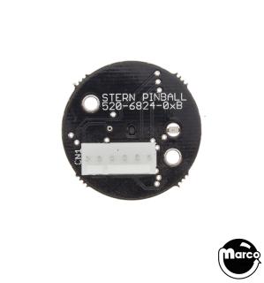 520-6824-1X - Rollover LED star button board Stern - Marco