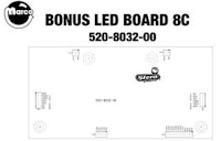 IRON MAIDEN PRO (Stern SPI) LED board Bonus