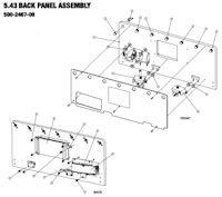 BLACK KNIGHT SOR PRO (Stern) Back panel