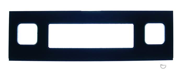 Speaker / Display panel Stern black wood