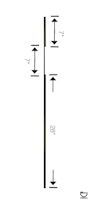 AVATAR (Stern) Wood playfield rail 42 inch