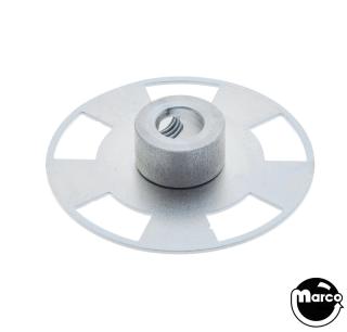 Flat spinner encoder wheel