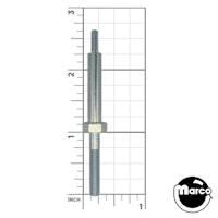 Bumper post 10-32 x 2-1/2 inch 6-32 stud