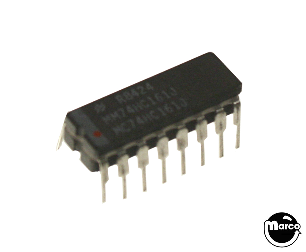 ichi๑´∀`๑o 5311-10951-00 - IC - 16 pin DIP sync. 4-bit counter 74HC161