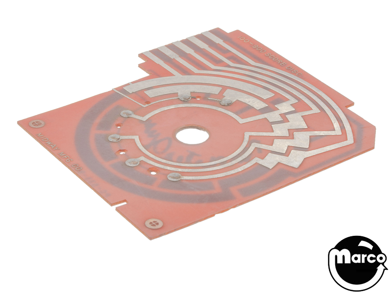 Contact plate pcb Midway score disc