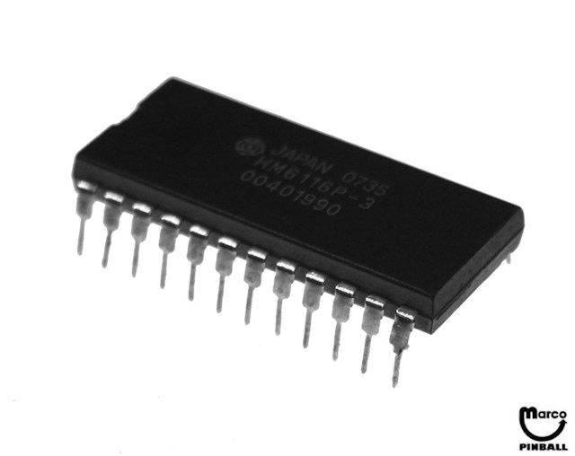 IC - 24 pin DIP RAM 8K x 2K USE 6116