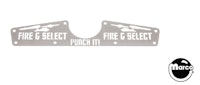 STAR TREK (Stern) Lockbar name plate
