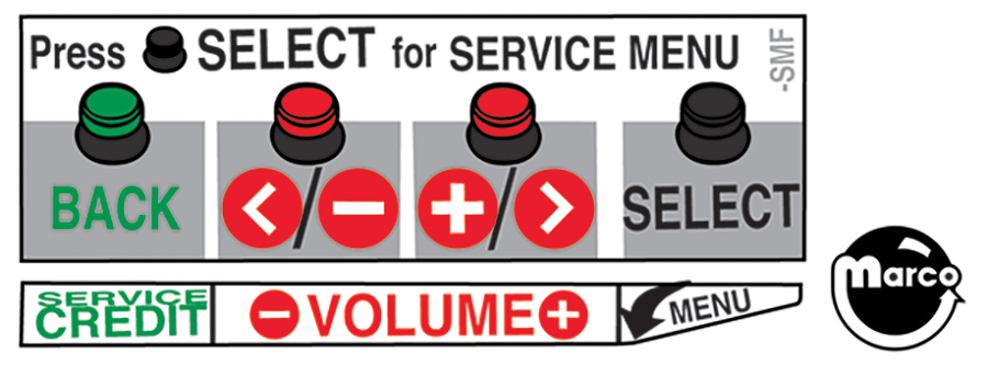 Decal for Service switch bracket 4 bank Stern