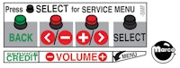 Decal for Service switch bracket 4 bank Stern
