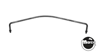 Wire ball guide rail - right return