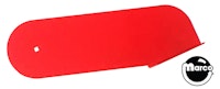 Hinge- backbox pivot left gloss red