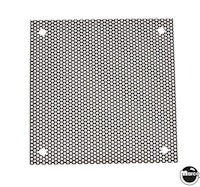 Grill - speaker 4 x 4 inch metal black