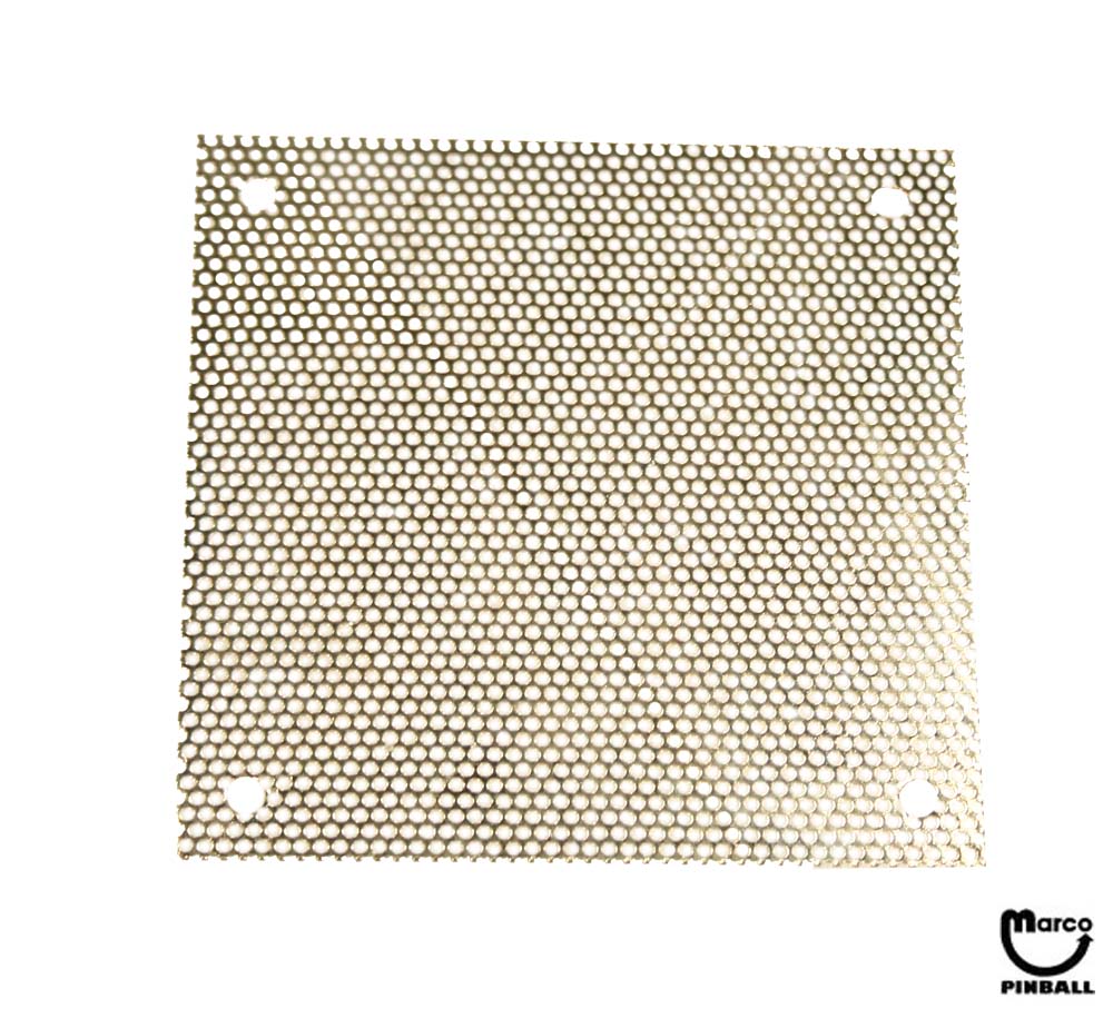 Speaker grille - brass 4 x 4 inch