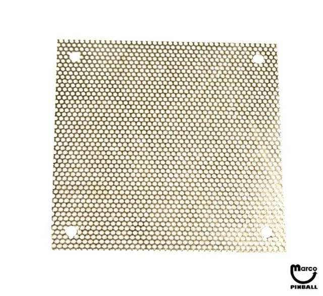 Speaker grille - brass 4 x 4 inch