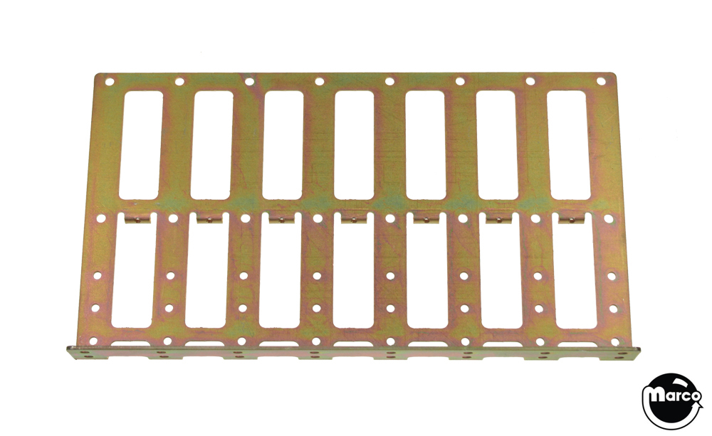 Drop target spring support bracket 7 bank