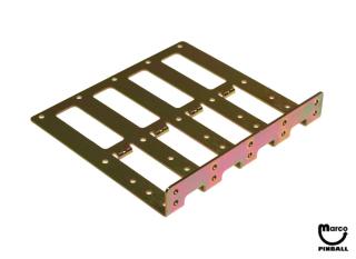 Drop target spring support bracket 4 bank