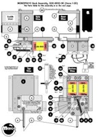 MONOPOLY (Stern) Bank door plate & shaft