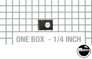 L bracket - 90° bend 3/16 & 1/8 inch holes