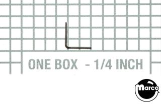 L bracket - 90° bend 3/16 & 1/8 inch holes