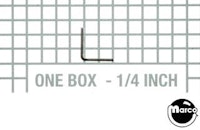 L bracket - 90&deg; bend 3/16 & 1/8 inch holes