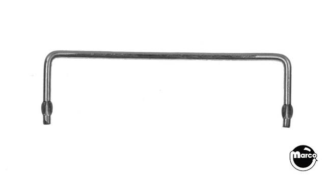Wire ball guide rail
