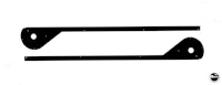 Side rails - Stern set black
