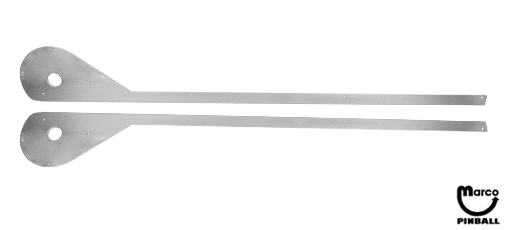 Side rails - Stern set chrome