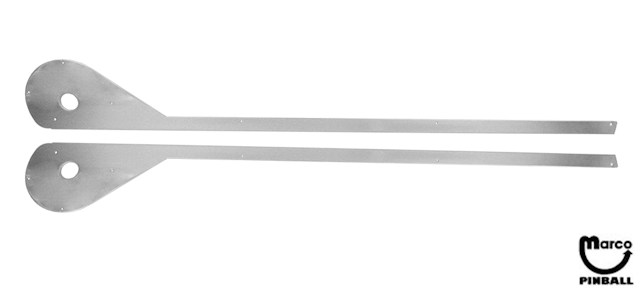 Side rails - Stern set chrome