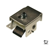 Control gate rail mount