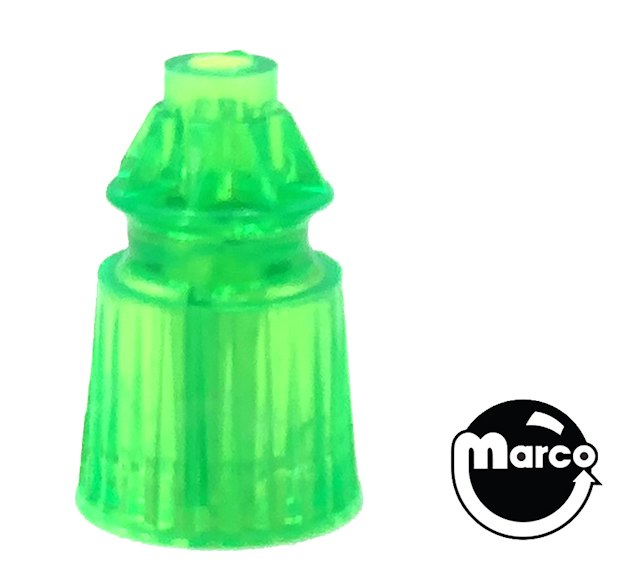Bumper post fluorescent green