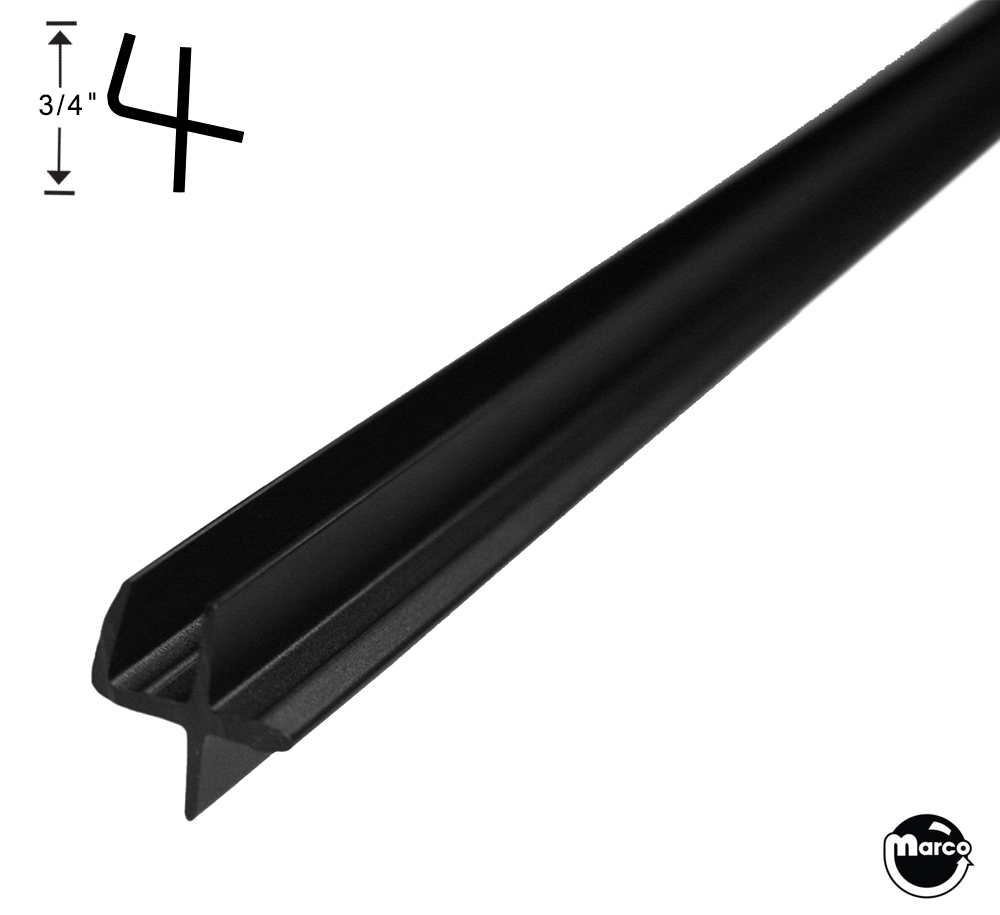 545-5017-00 - Side rail plastic glass channel Sega/DE/Stern