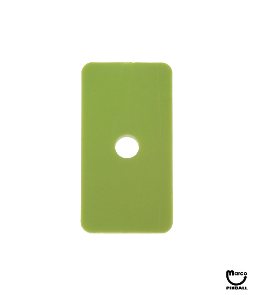 Target face - rectangle 1/2 x 1 inch green