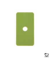 Target face - rectangle 1/2 x 1 inch green